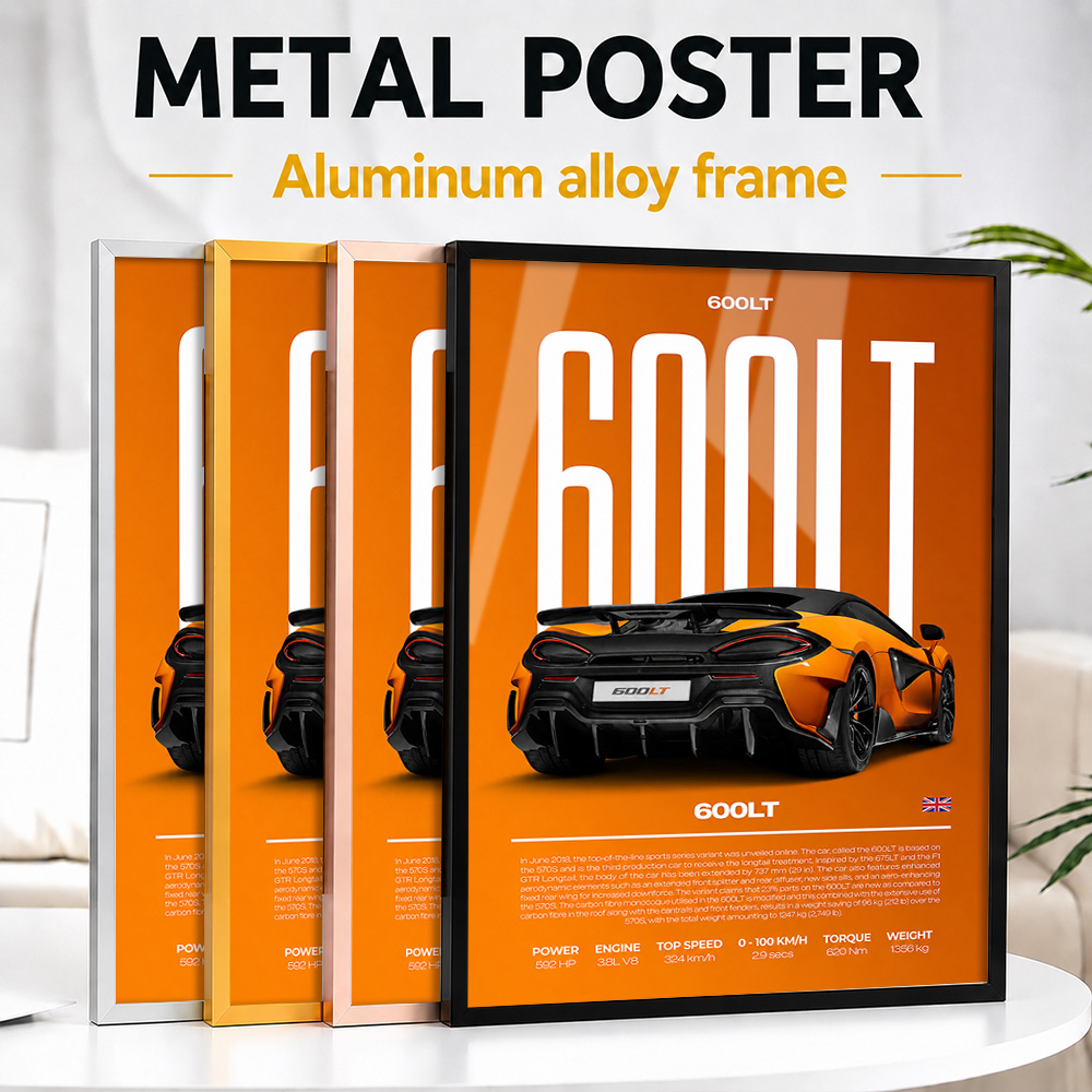 Home Office United Kingdom - United Kingdom 600LT Car Metal Poster