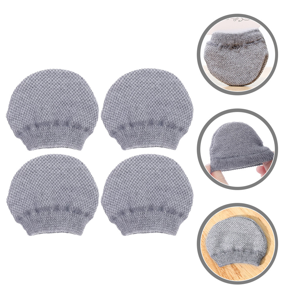 Home Office And Library - 4Pcs Flexible Chair Leg Sleeves Floor