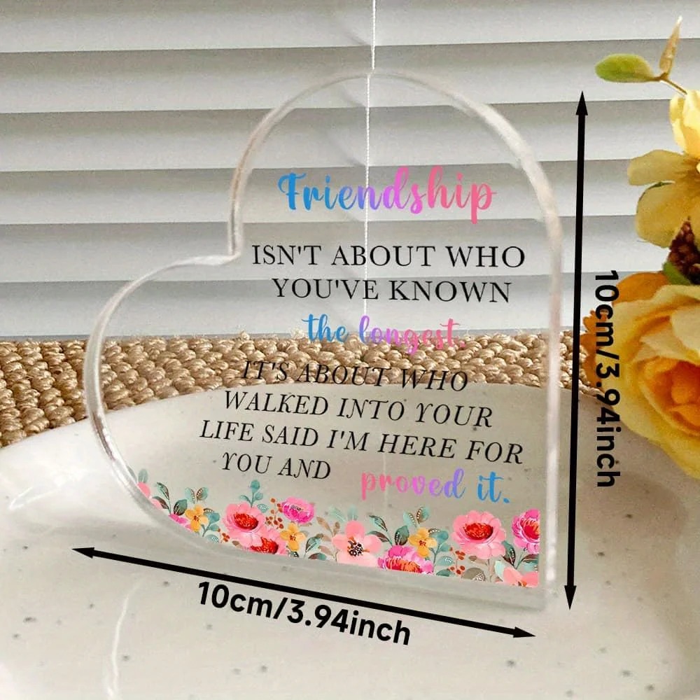 Home Office Room Inspiration - CIFBUY Acrylic Sign 2D Flat Friendship