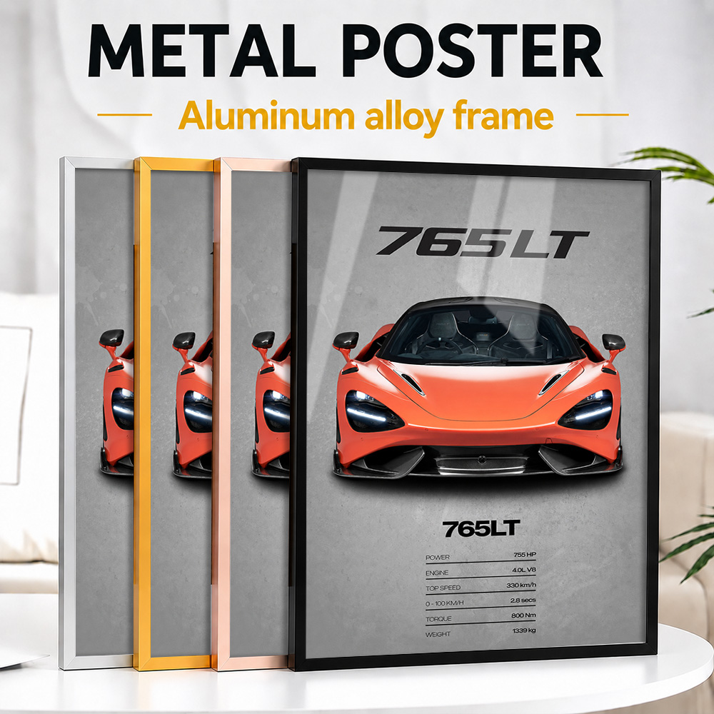 Home Office United Kingdom - United Kingdom 765LT Car Framed Metal