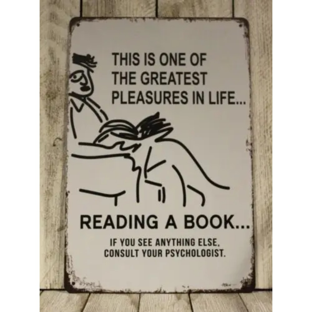 Funny Book Lover Gift Metal Ti - Home Office And Library review and price
