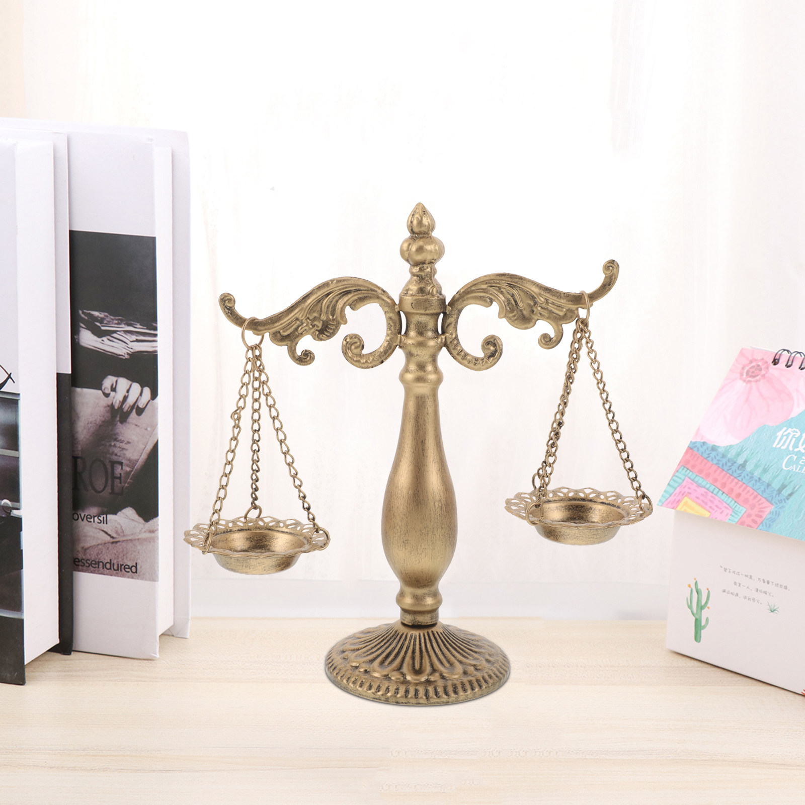 Retro Vintage Metal Libra Scal - Home Office And Library review and price