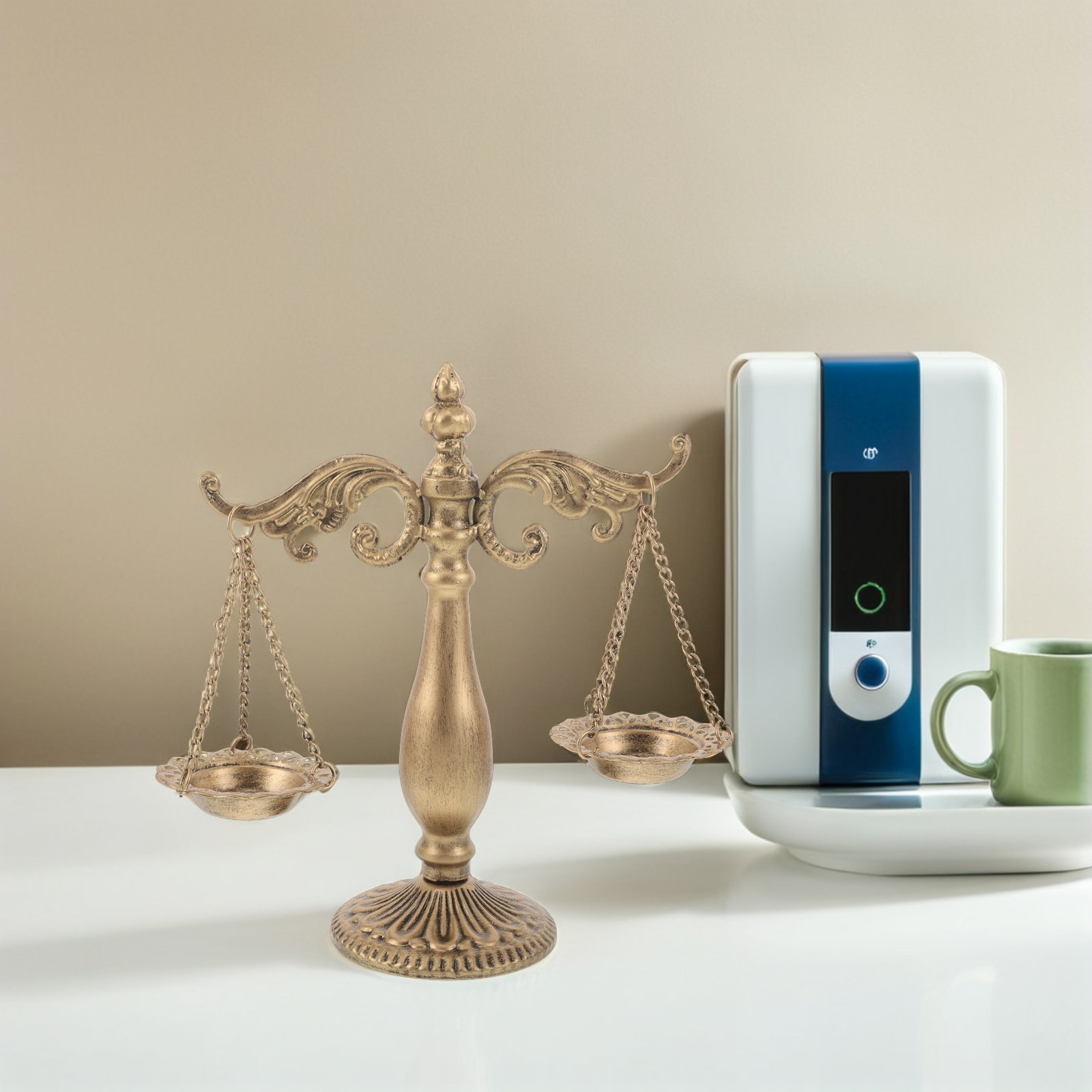Retro Vintage Metal Libra Scal - Home Office And Library review and price