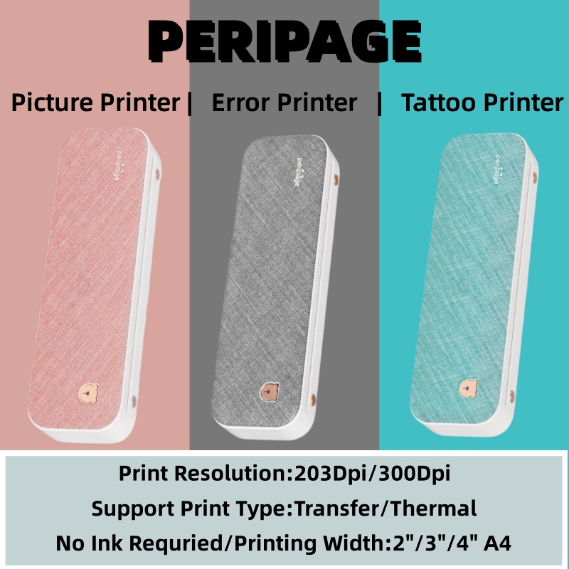 Peripage Portable A4 Printer T - Laser Printer Home review and price
