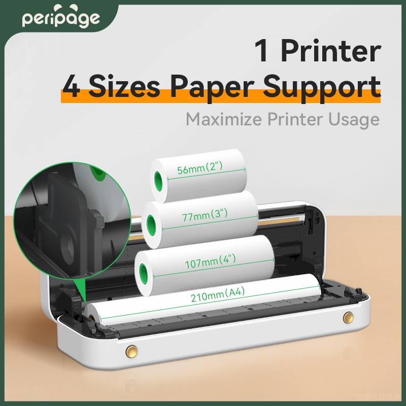 Peripage Portable A4 Printer T - Laser Printer Home review and price