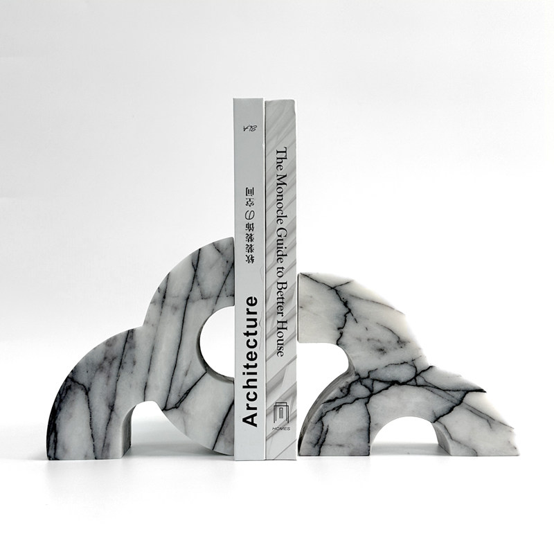 Modern Marble Bookends Heavy D - Home Office And Library review and price