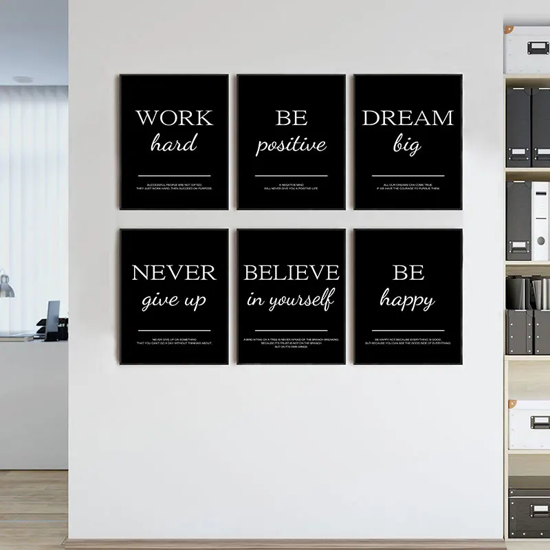 Modern Simple Inspirational Qu - Home Office Room Inspiration review and price