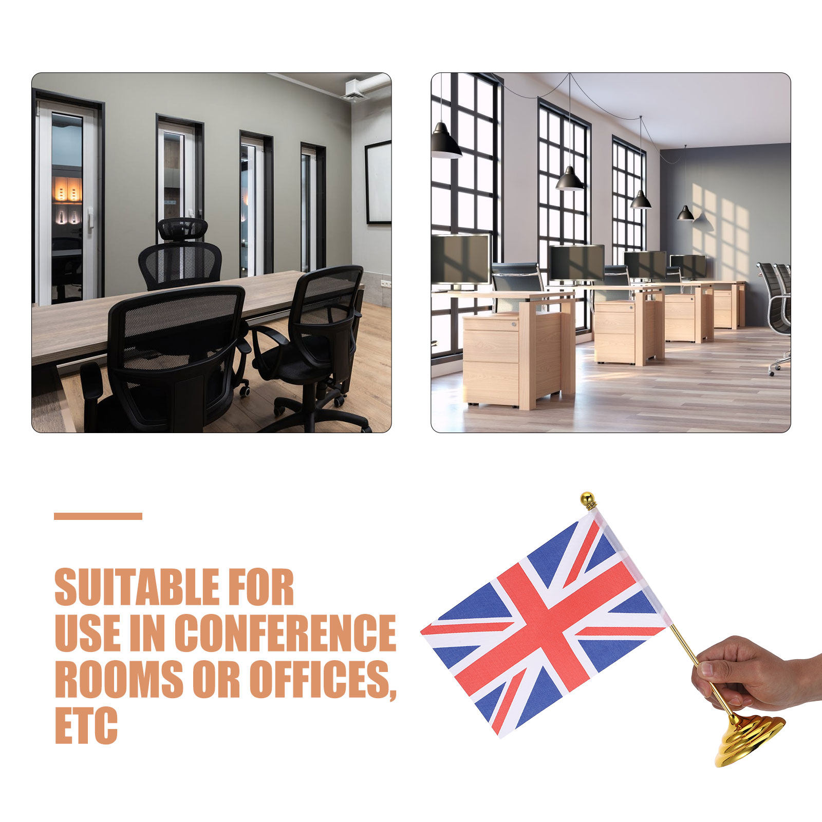 Mini Uk Desk Flag Set United K - Home Office United Kingdom review and price