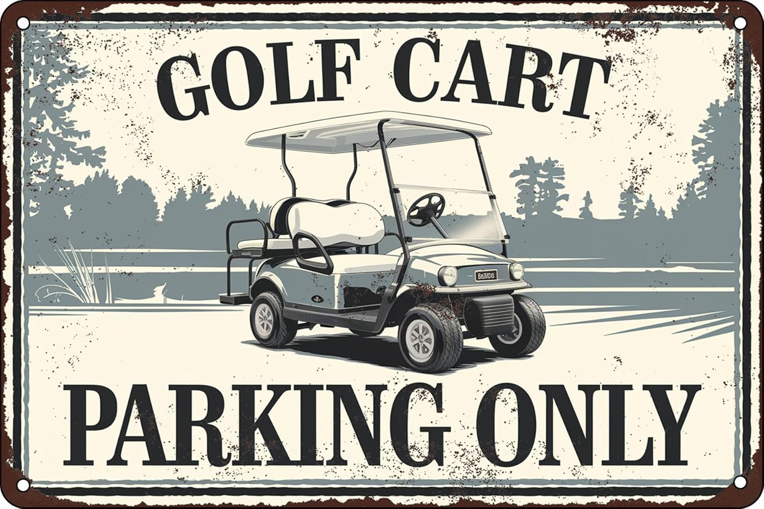 Golf Cart Parking Only Course  - Home Office And Library review and price
