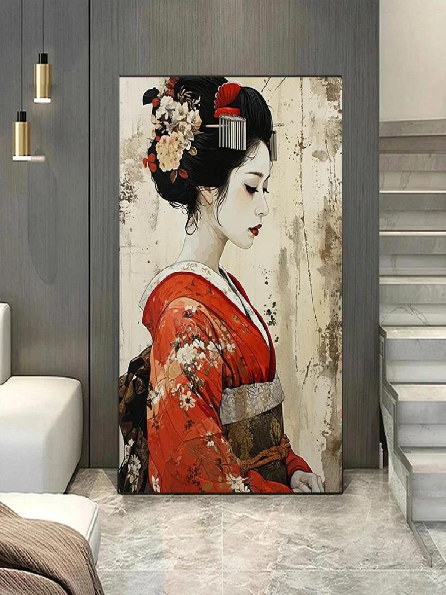 Elegant Kimono Geisha Canvas W - Home Office Room Inspiration review and price