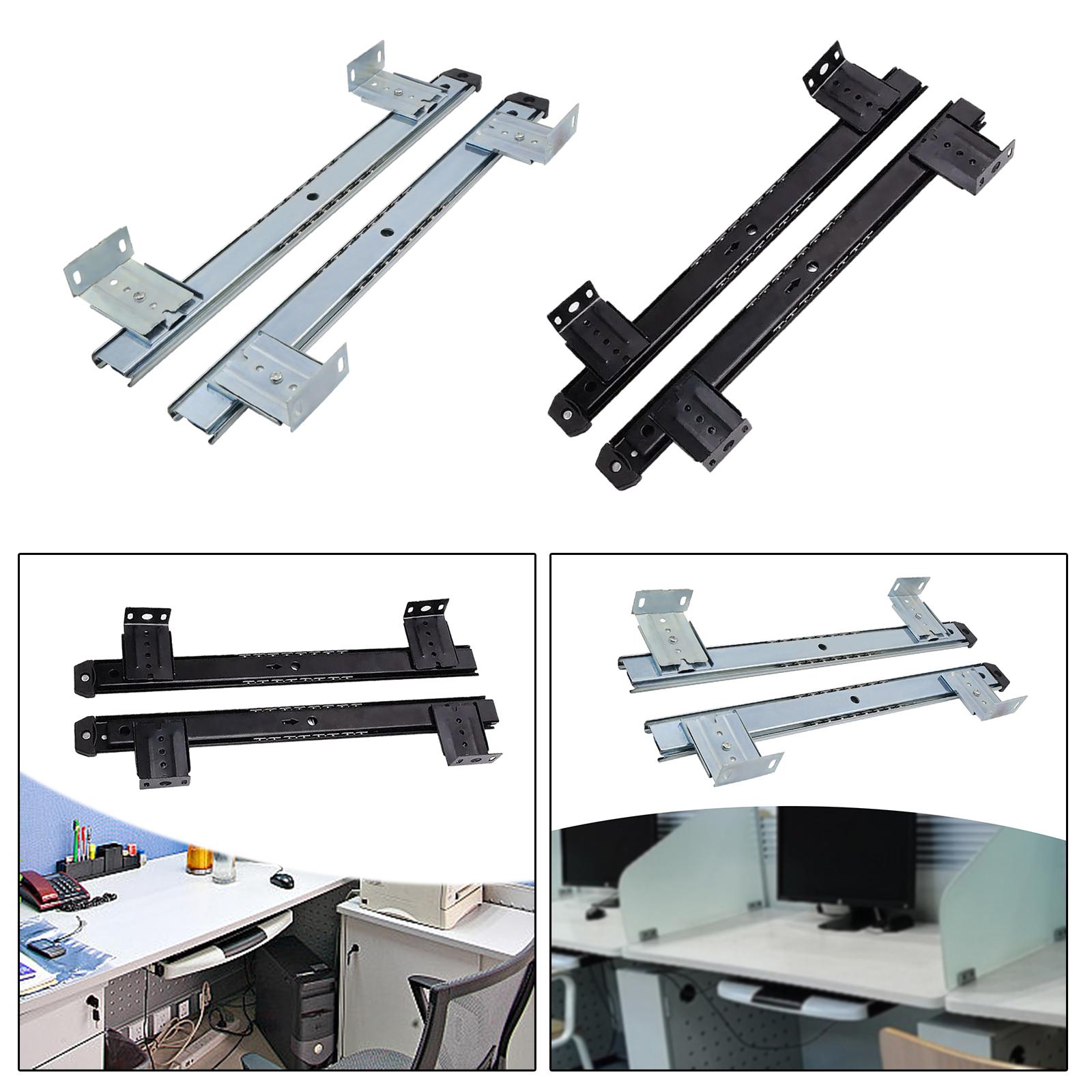 -Drawer Tray Slide Rail, Tray  - Keyboard Tray Under Desk review and price