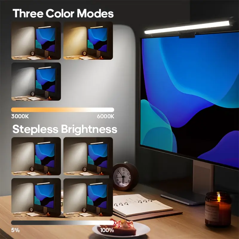 RGB Monitor Light Bar Strip Ey - Home Office Lamp review and price
