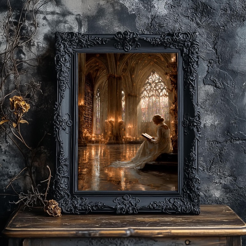Dark Academia Canvas Print Got - Home Office And Library review and price