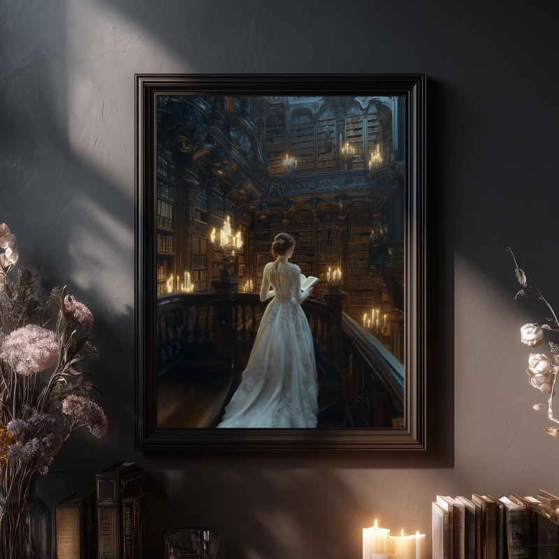 Dark Academia Canvas Print Got - Home Office And Library review and price