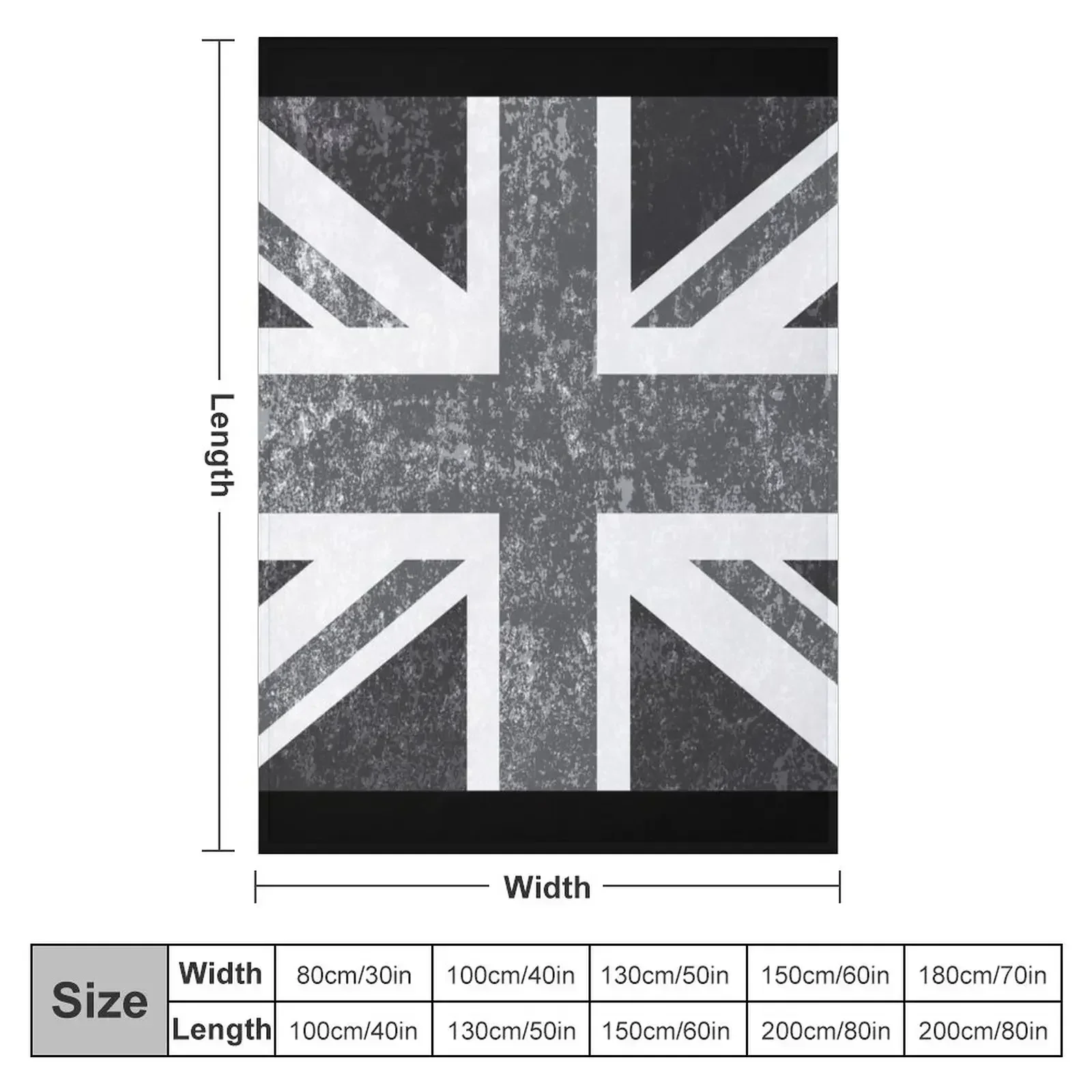 Union Jack Vintage Grayscale - - Home Office United Kingdom review and price