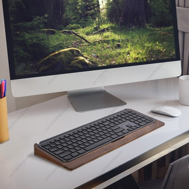 Solid Wood Keyboard Tray with  - Keyboard Tray Under Desk review and price