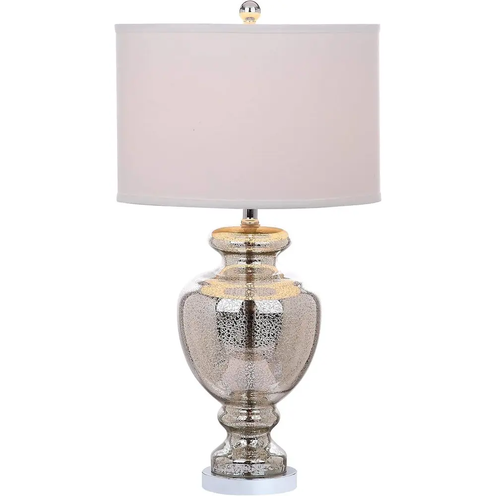 Mercury Silver Crackle Glass 2 - Home Office Lamp review and price