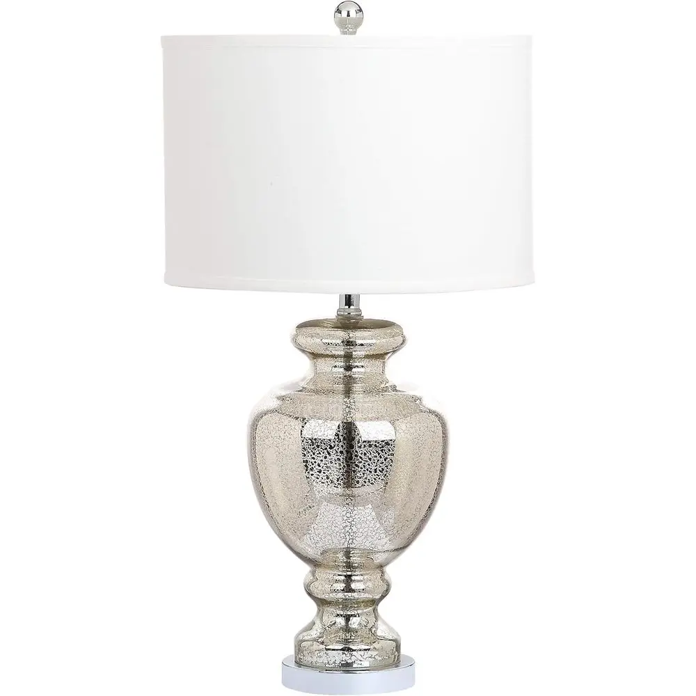 Mercury Silver Crackle Glass 2 - Home Office Lamp review and price