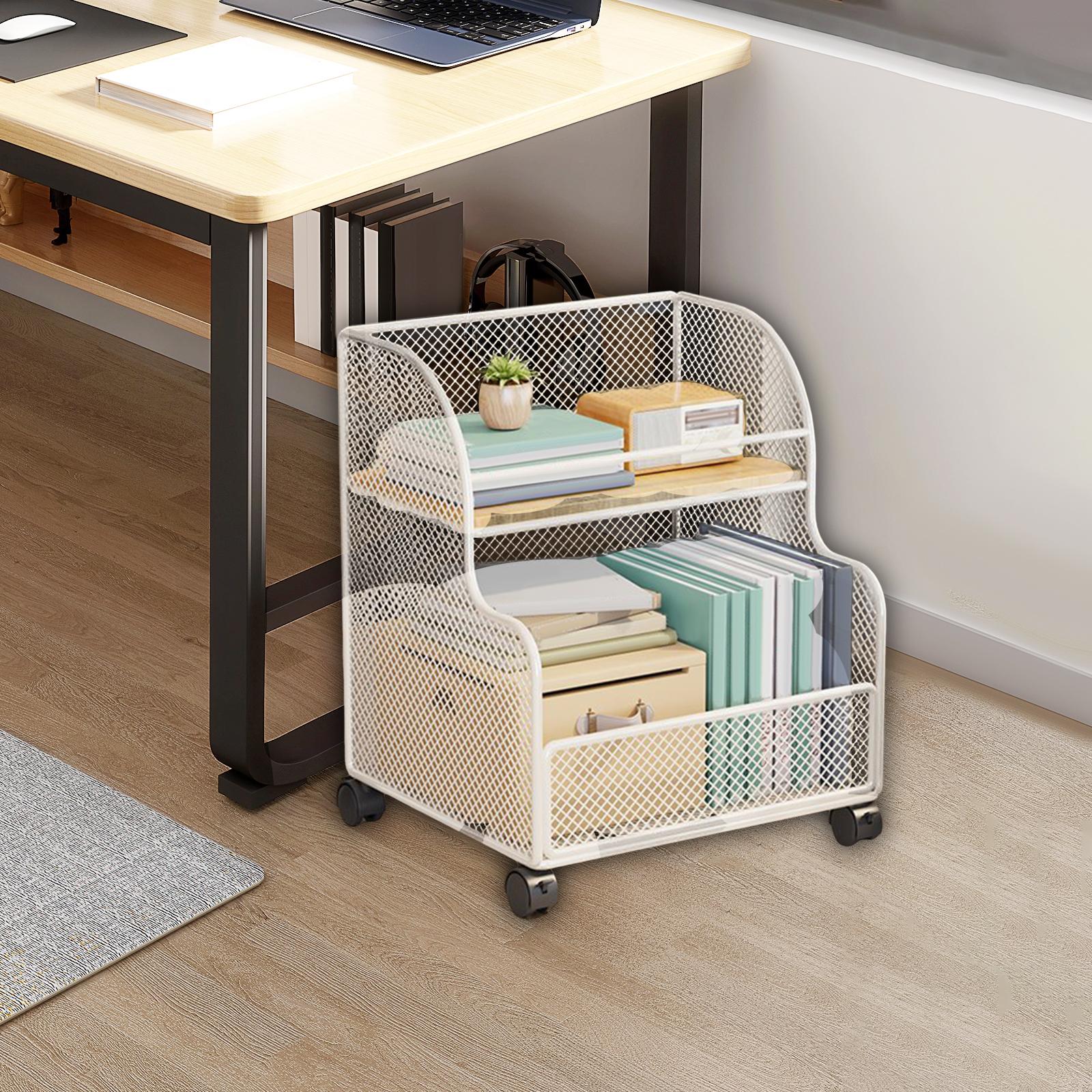 Under Desk Storage Rack Multip - Rolling File Cart review and price