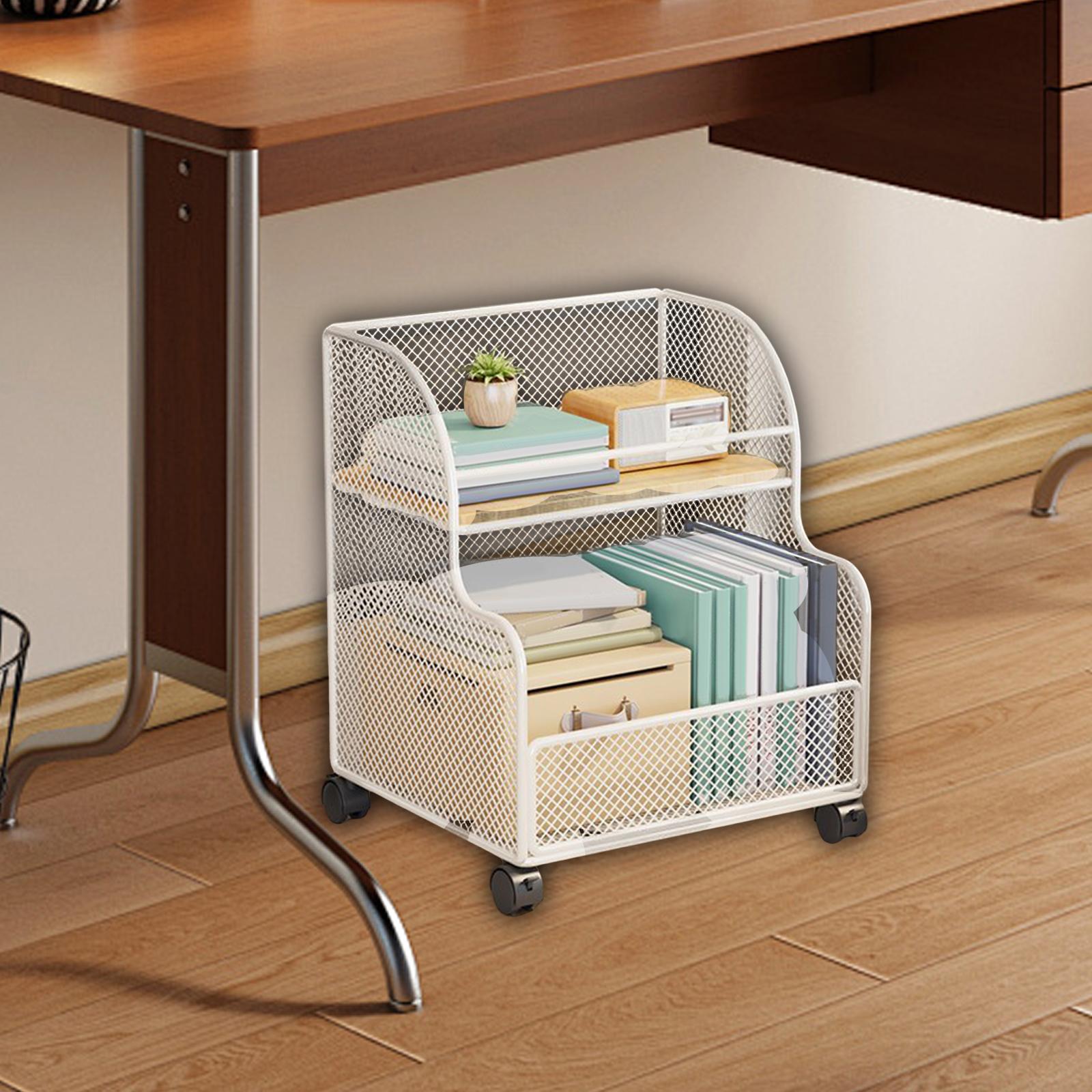 Under Desk Storage Rack Multip - Rolling File Cart review and price