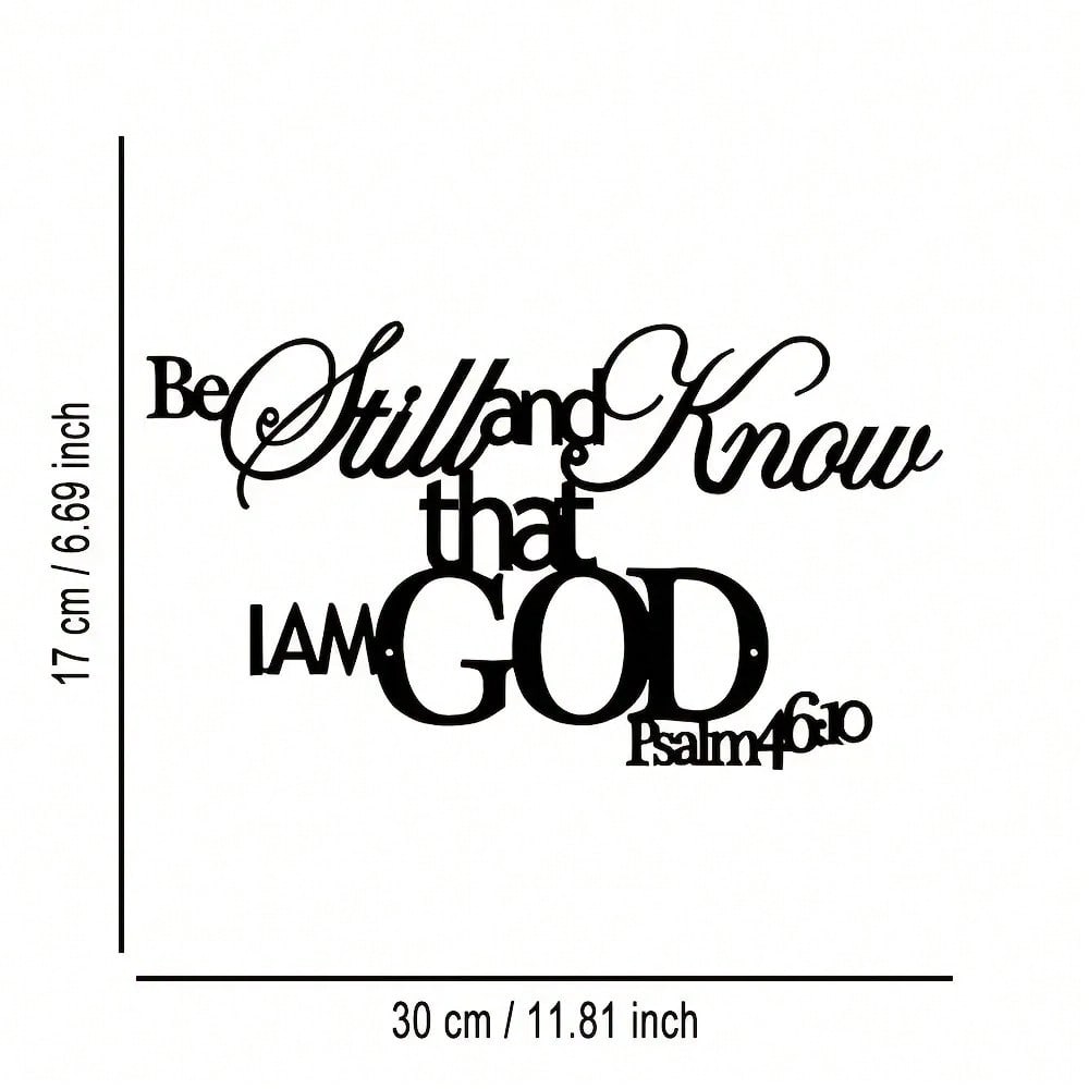 God Word Metal Wall Plaque Chr - Home Office Room Inspiration review and price