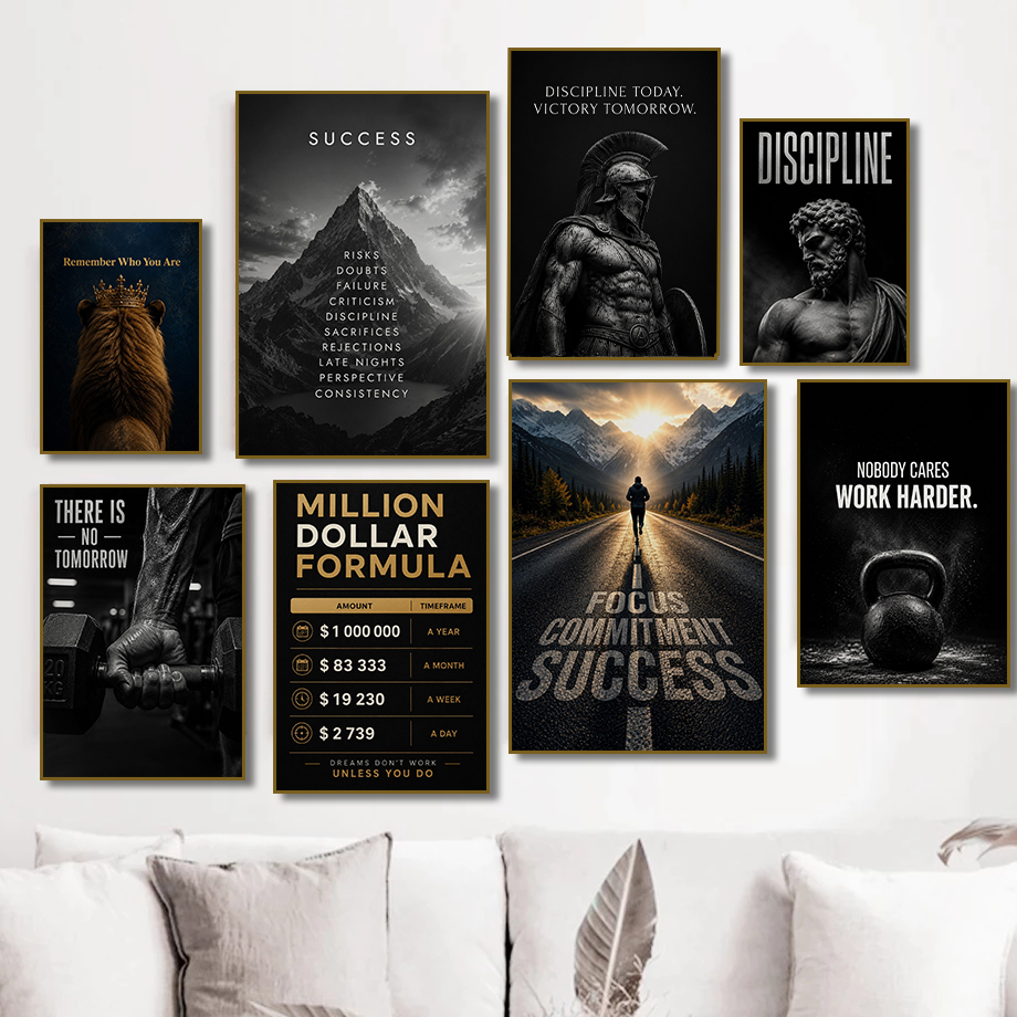 Modern Fitness Success Motivat - Home Office Room Inspiration review and price