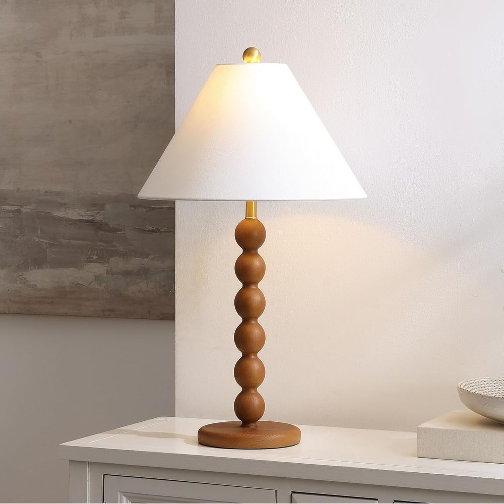 Natural Brown Resin Stacked Ba - Home Office Lamp review and price