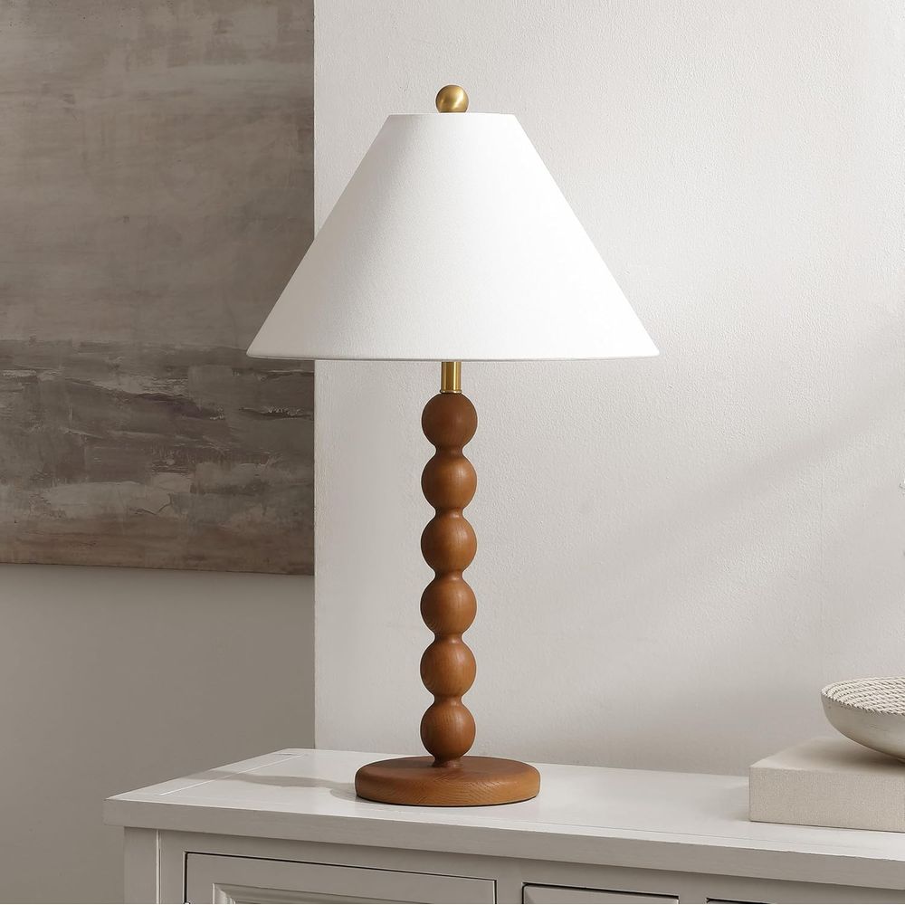 Natural Brown Resin Stacked Ba - Home Office Lamp review and price