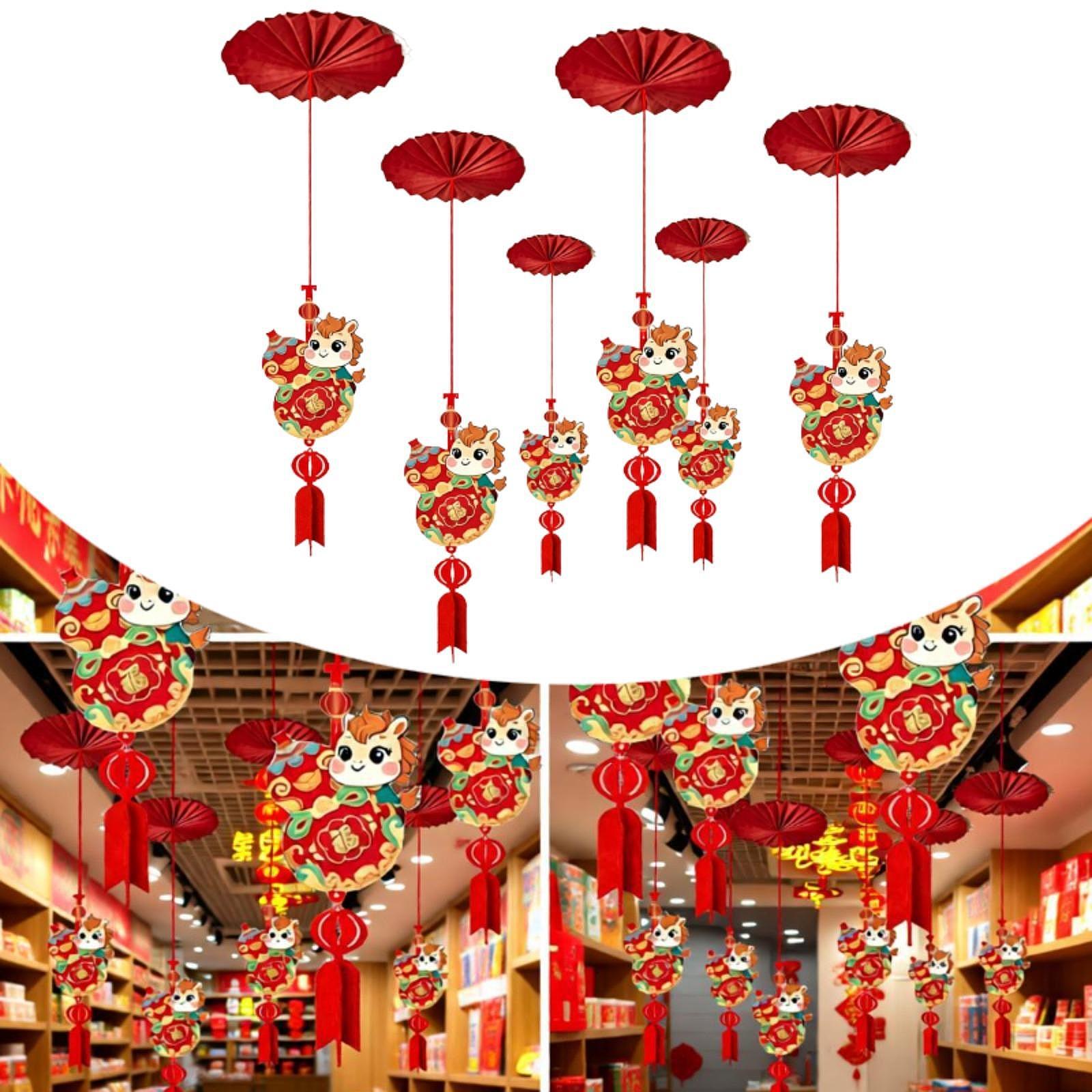 6Pcs Chinese New Year Ceiling  - Home Office Holidays 2026 review and price
