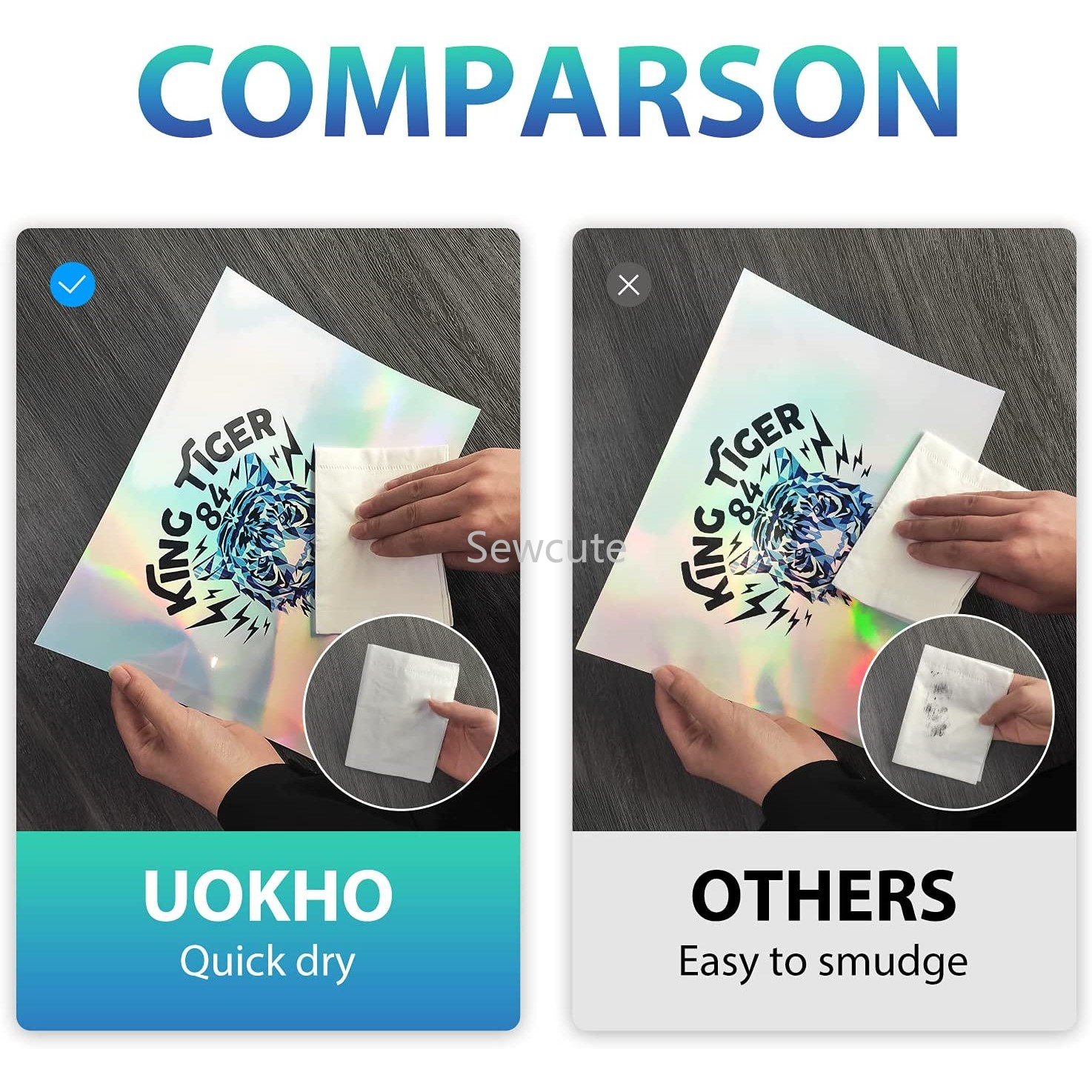 10Sheets Holographic Sticker P - Laser Printer Home review and price